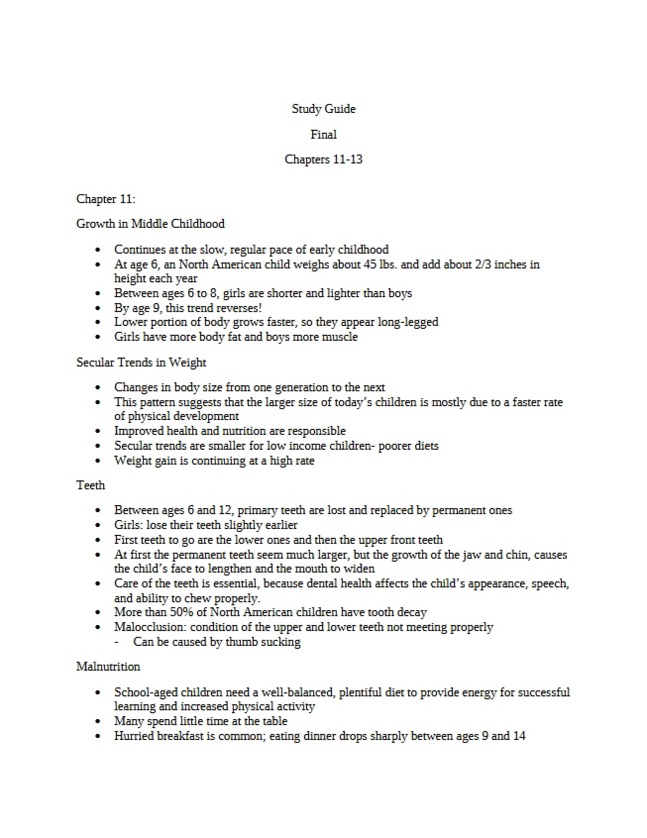 Child Growth and Development Guide