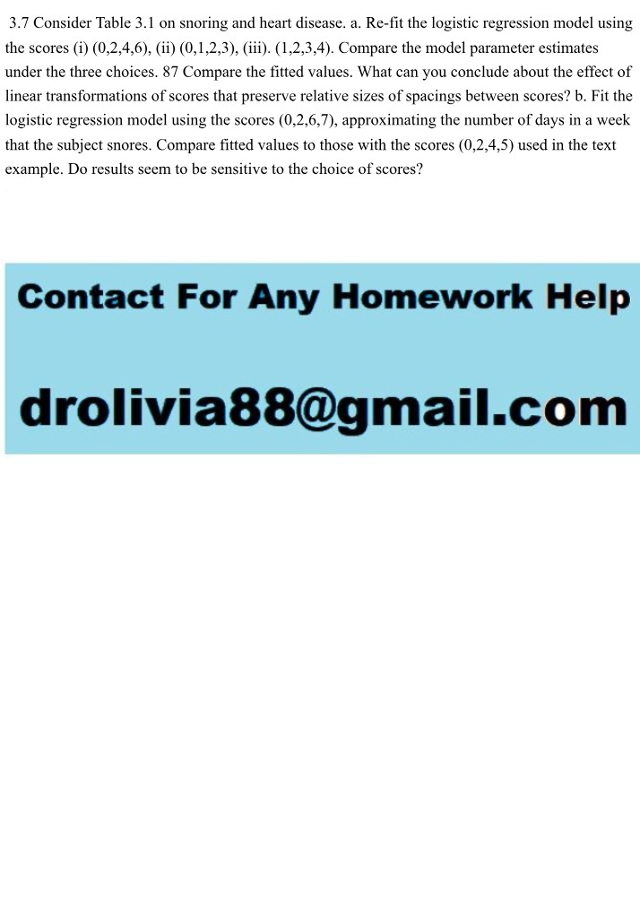 Snoring and Heart Disease - Logistic Regression Model Analysis