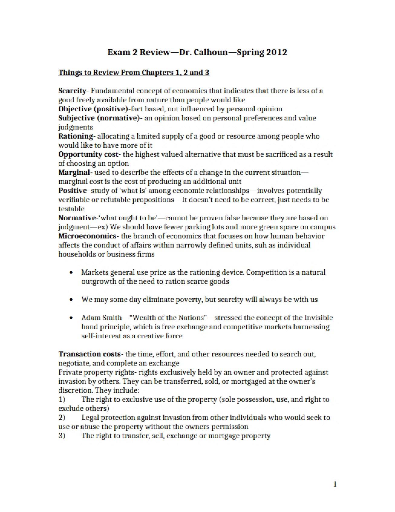 Comprehensive Second Exam for Microeconomics