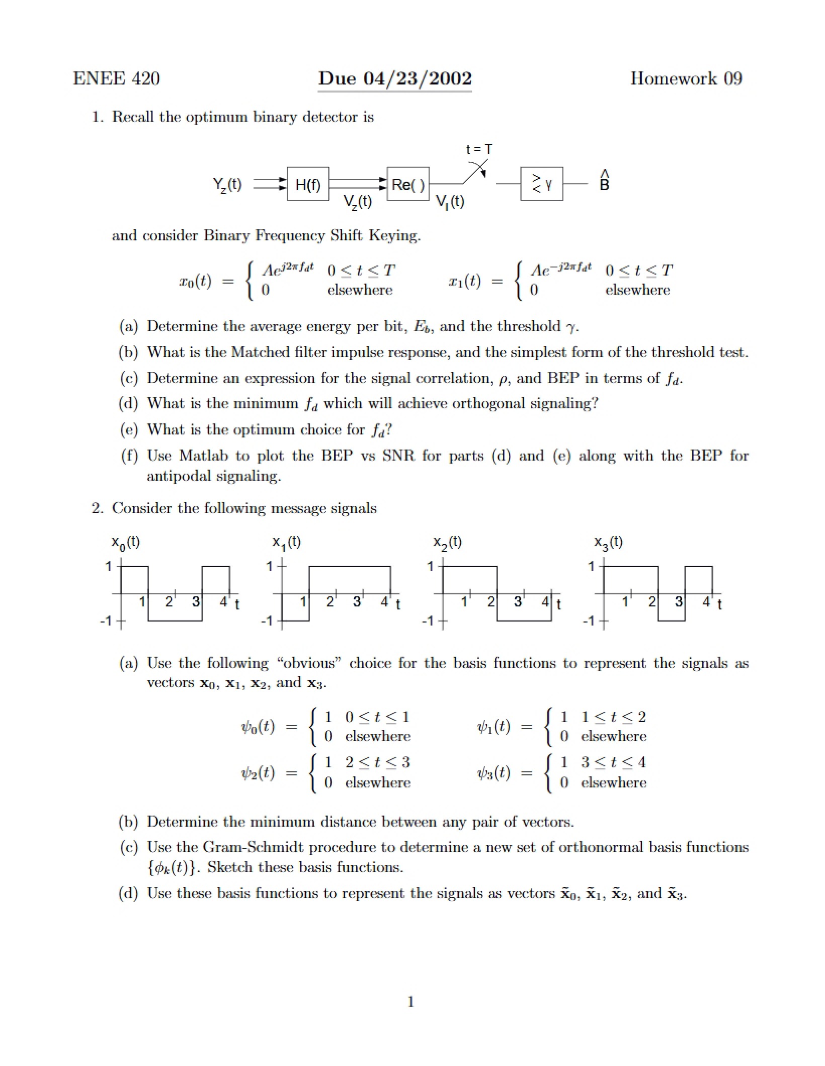 ENEE 420 Assignment 9