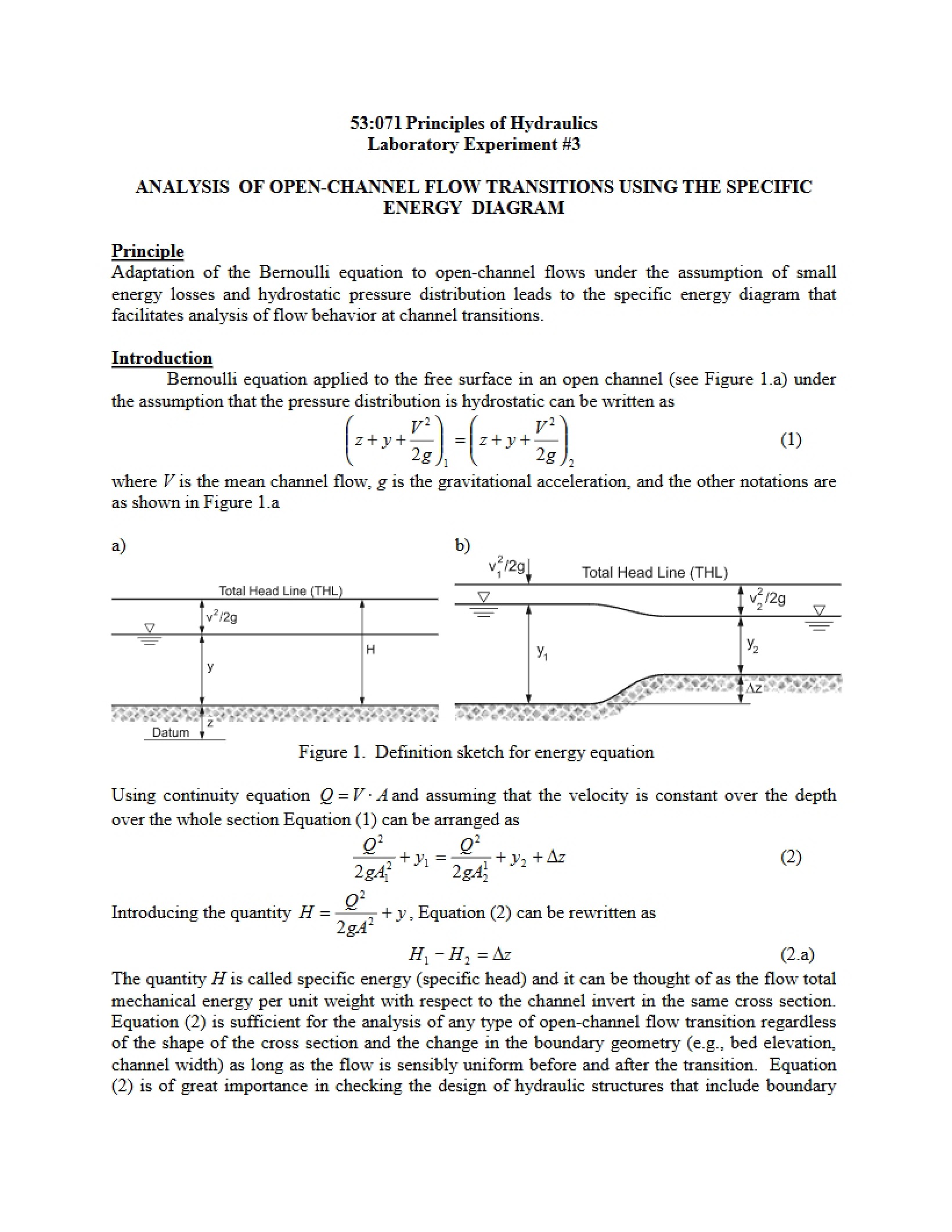 Hydraulics Fundamentals