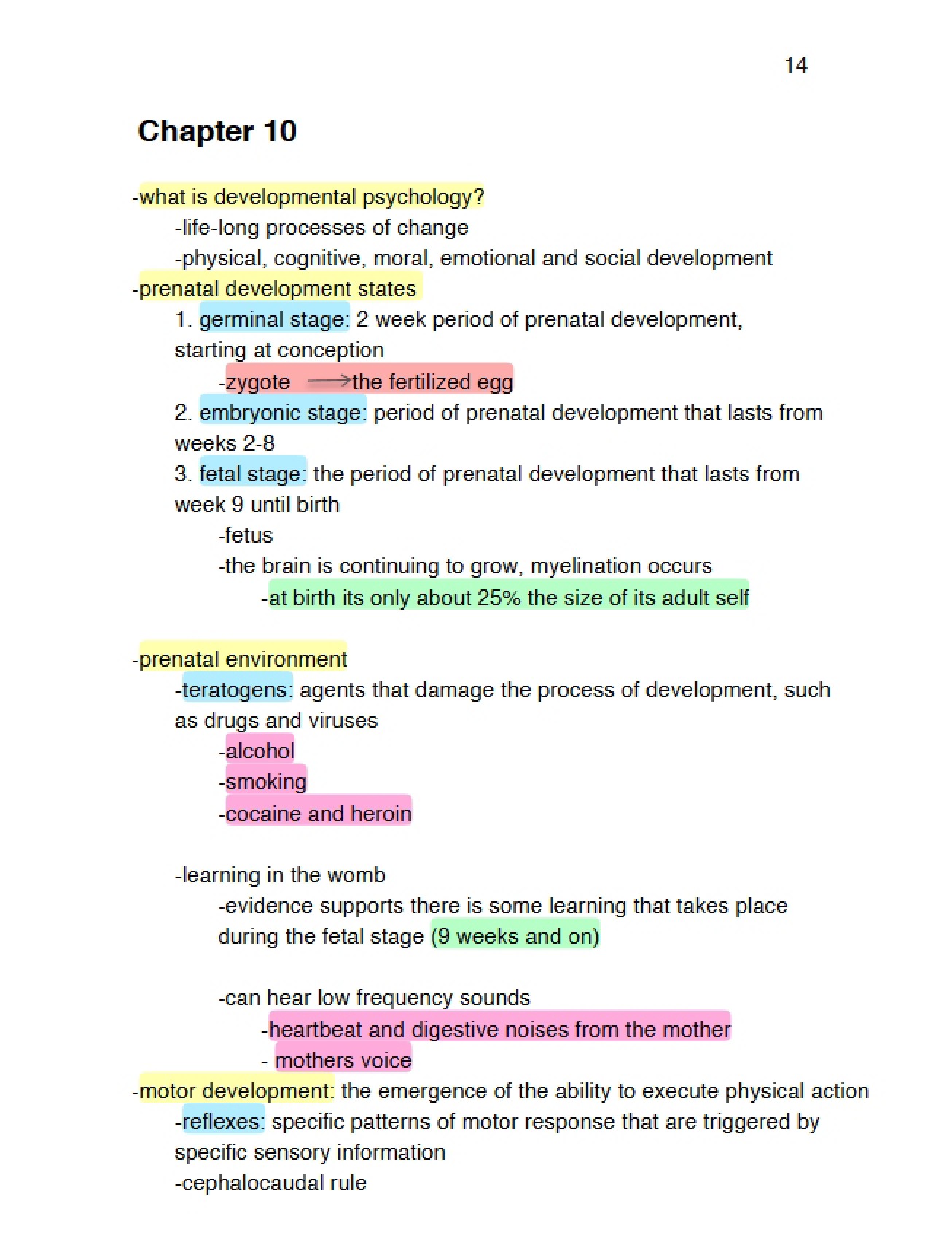 Chapter Ten General Psychology