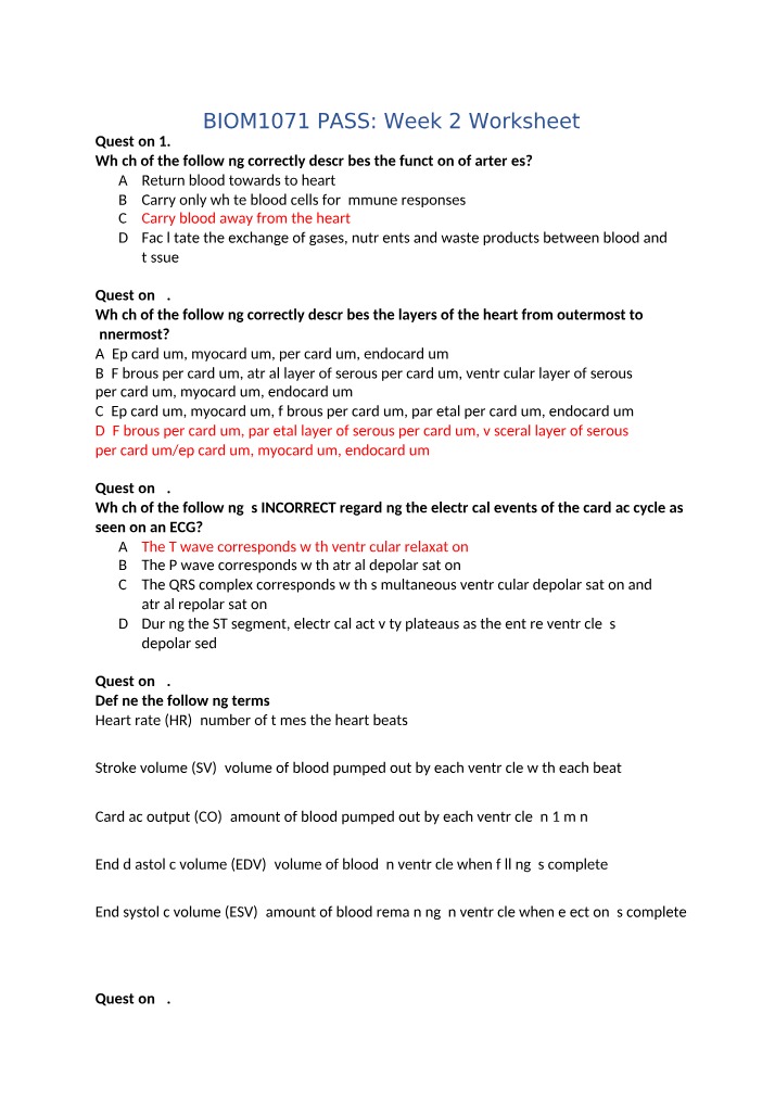 Week 2 PASS Worksheet - BIOM1071