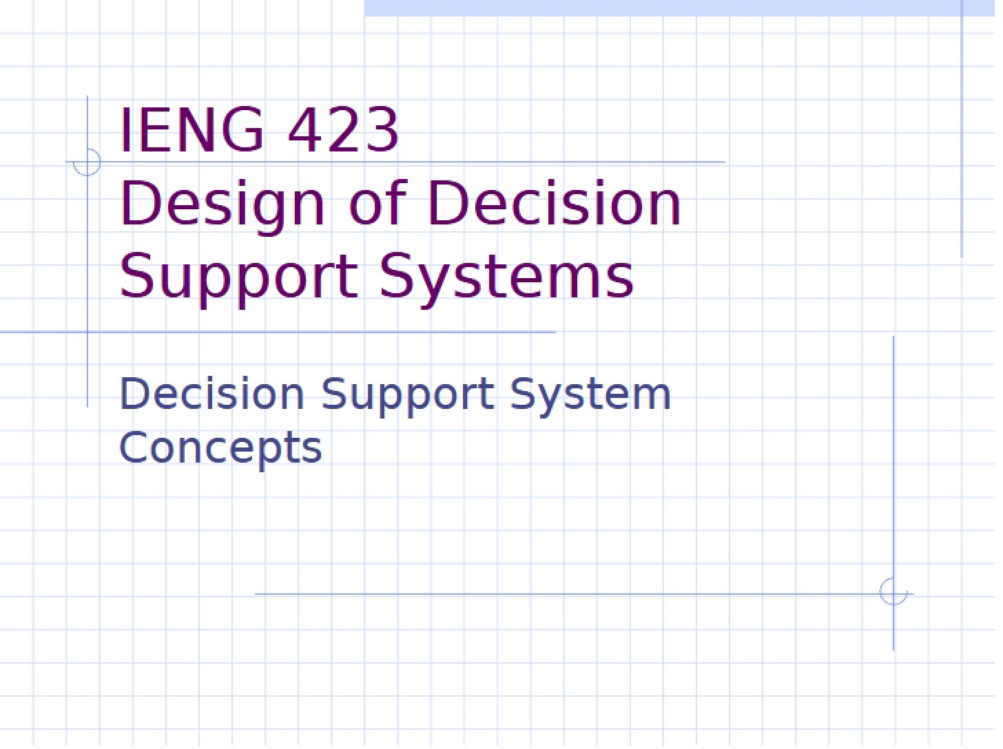 Systems for Decision Support
