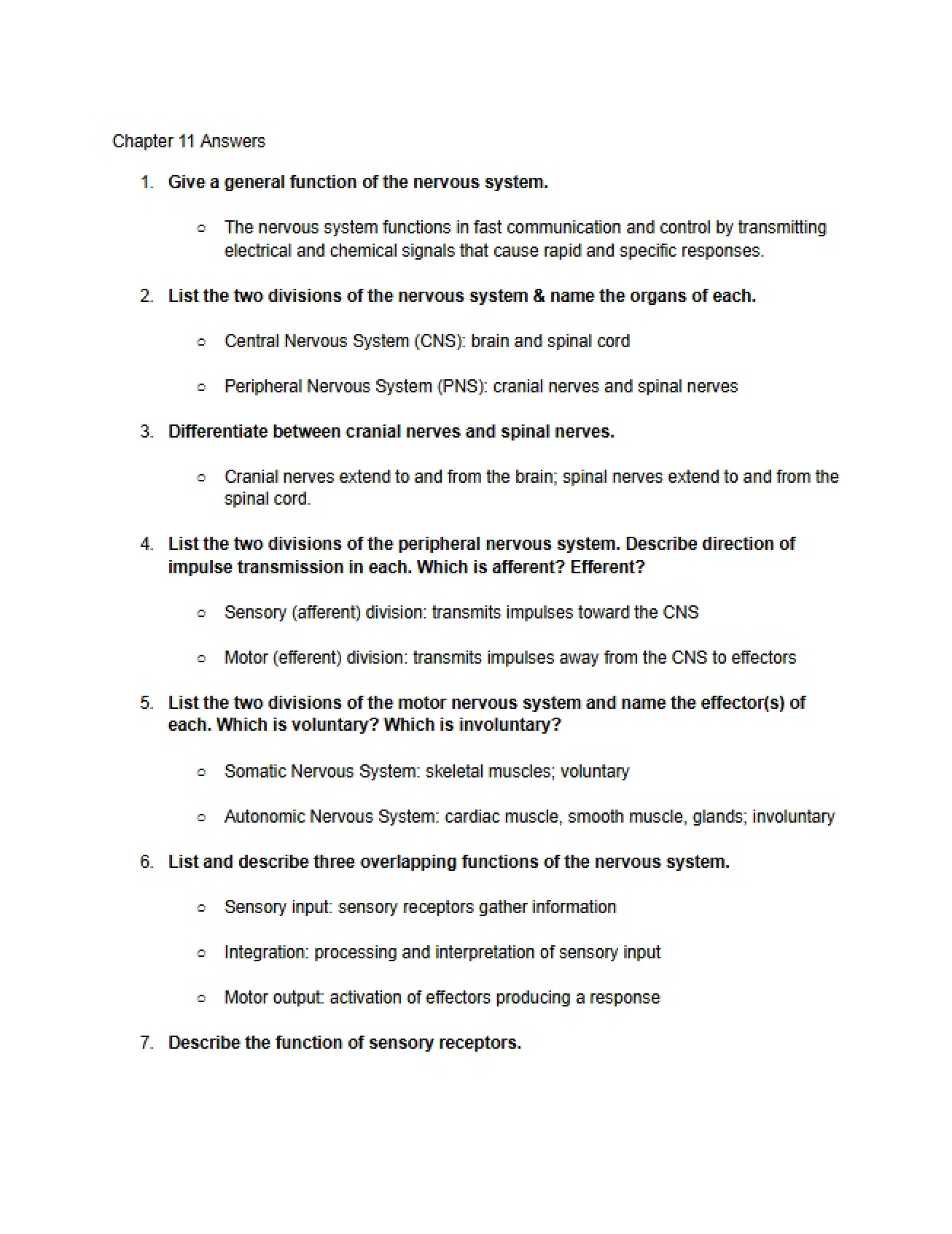 Study Guide Chapter 11