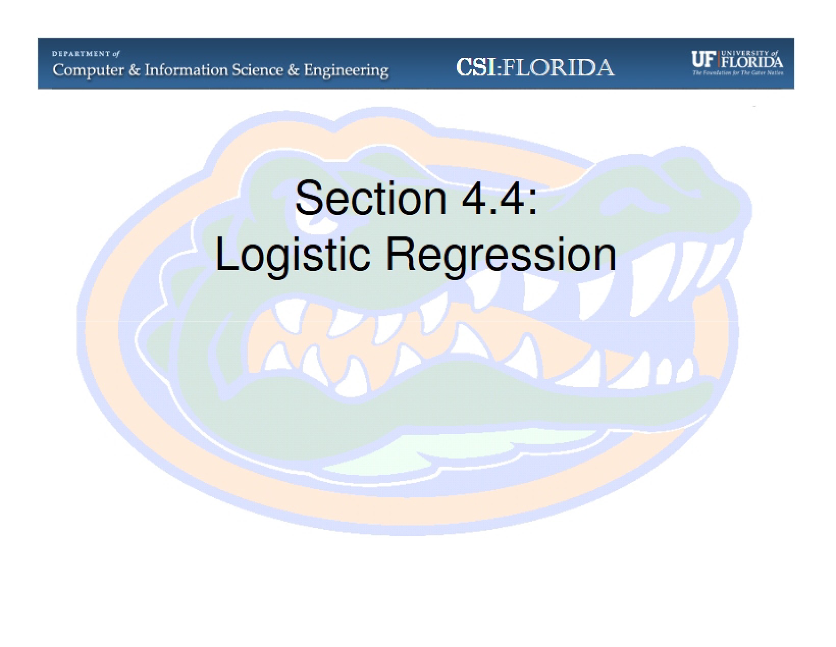 Regression Logistic