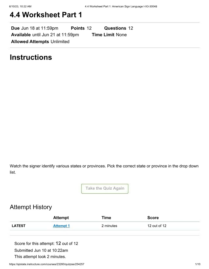 Worksheet 4.4 Part 1