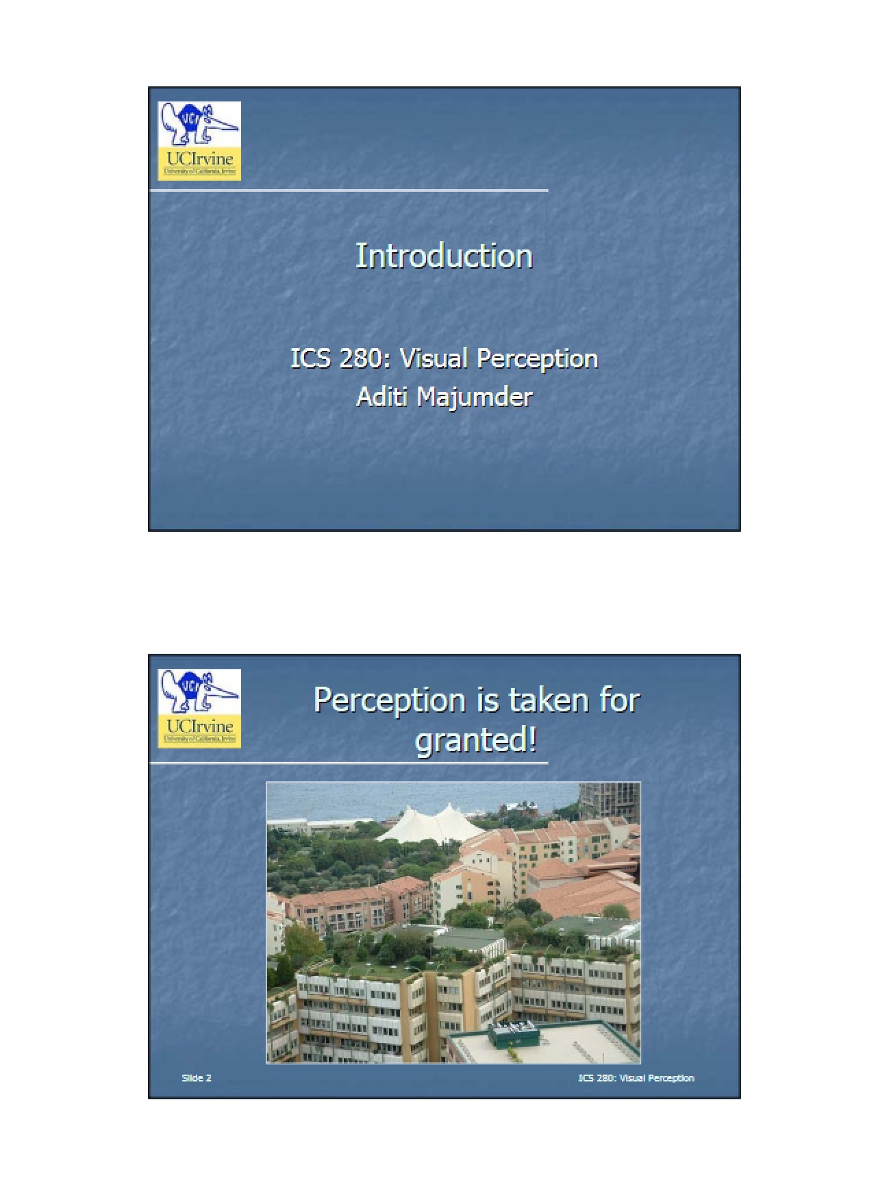 Aditi Majumder: Visual Perception