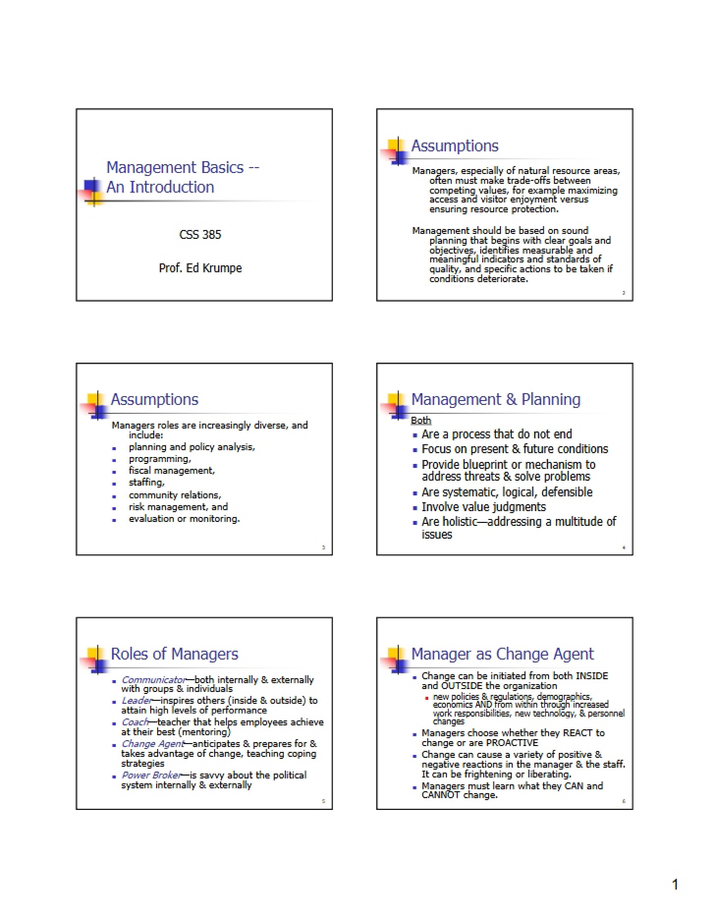 Basic Management Concepts