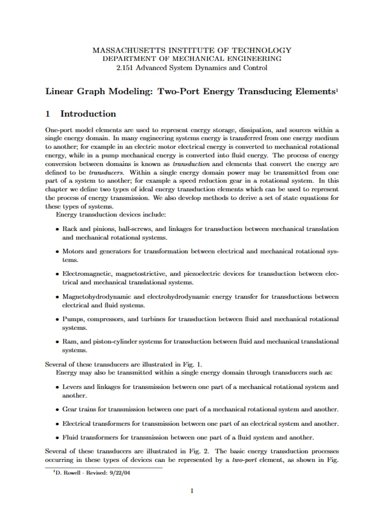 Modeling with Linear Graphs