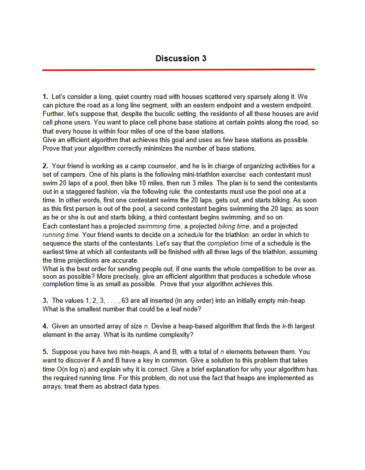 Third Discussion Section
