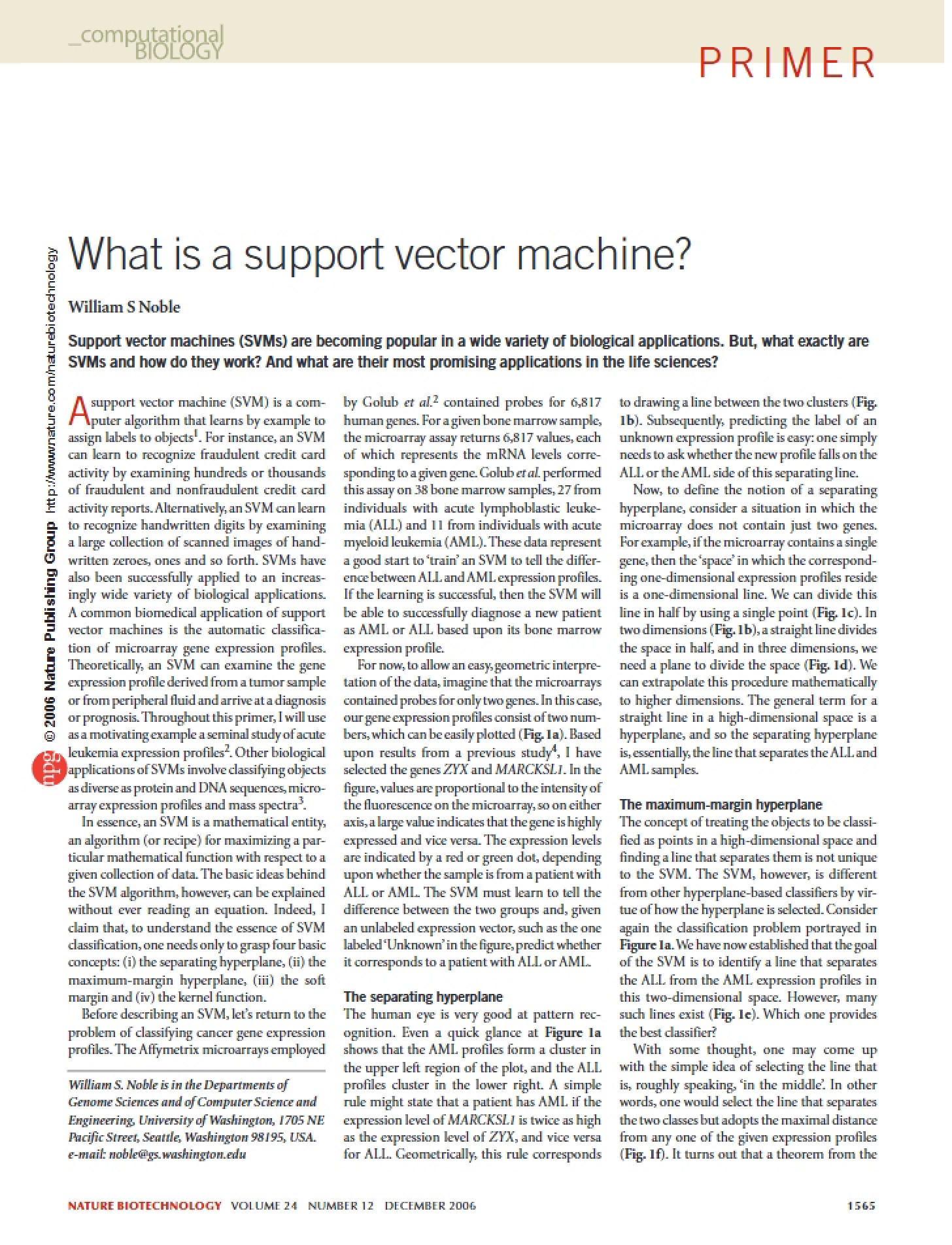 Machine for Support Vectors