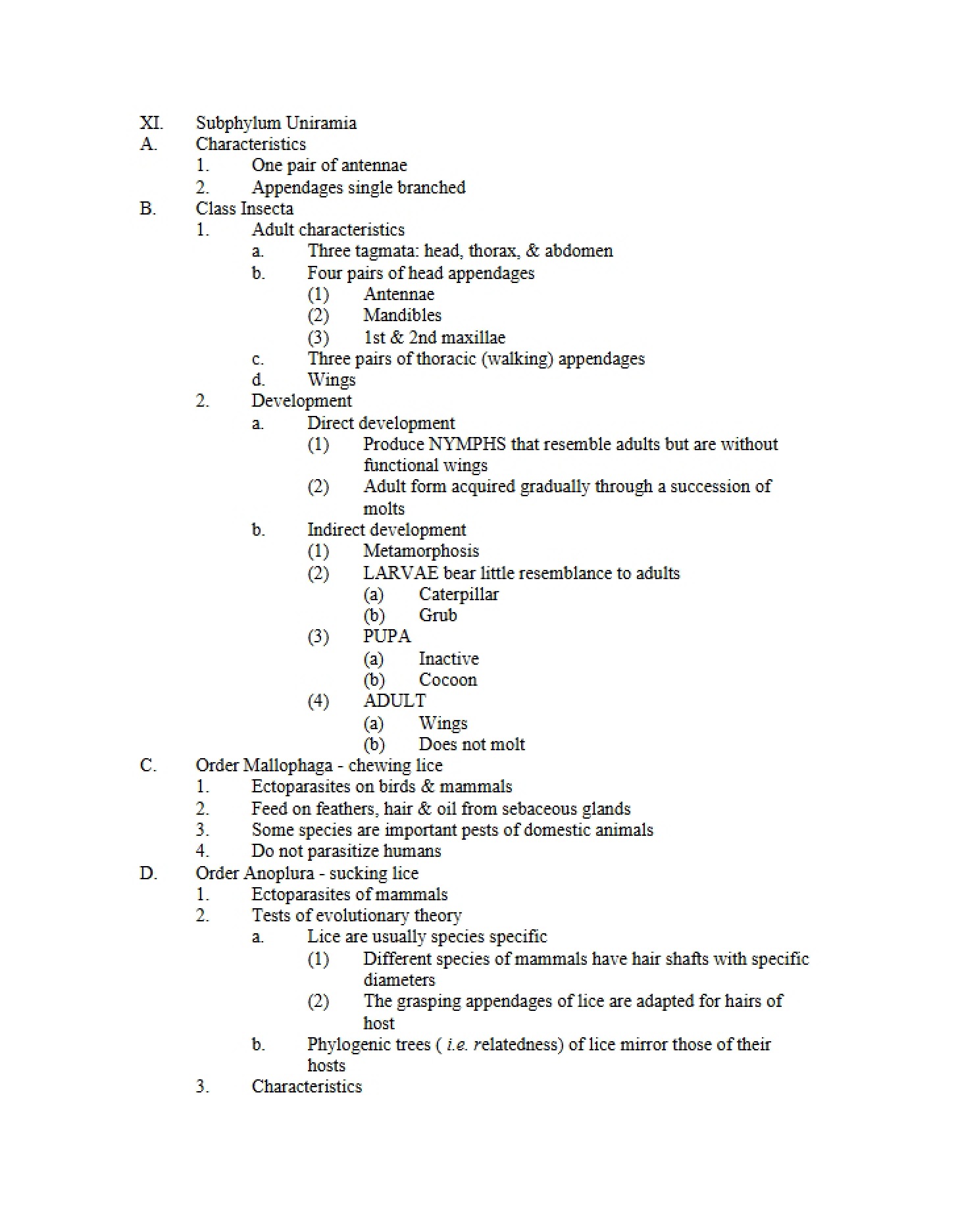 Lecture Notes