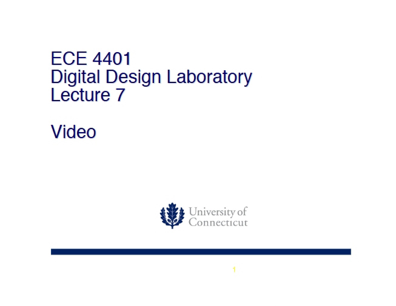 Digital Design Laboratory Lecture Notes (Set 3)