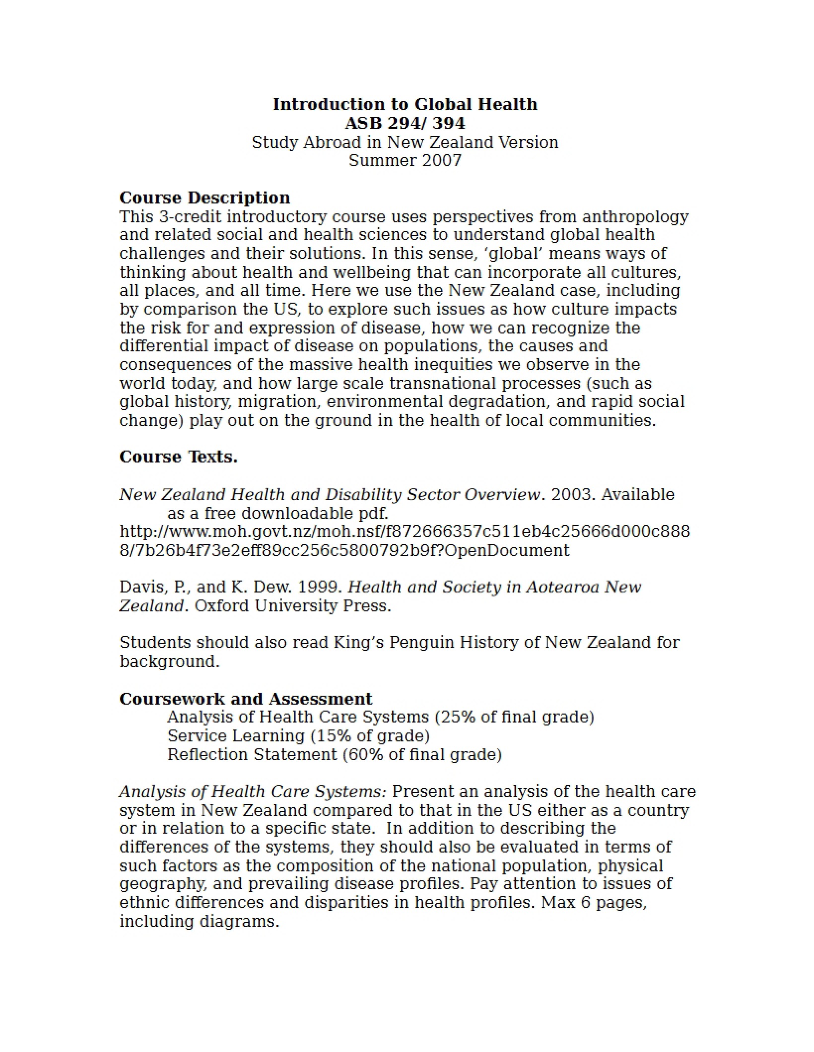 Course Guide