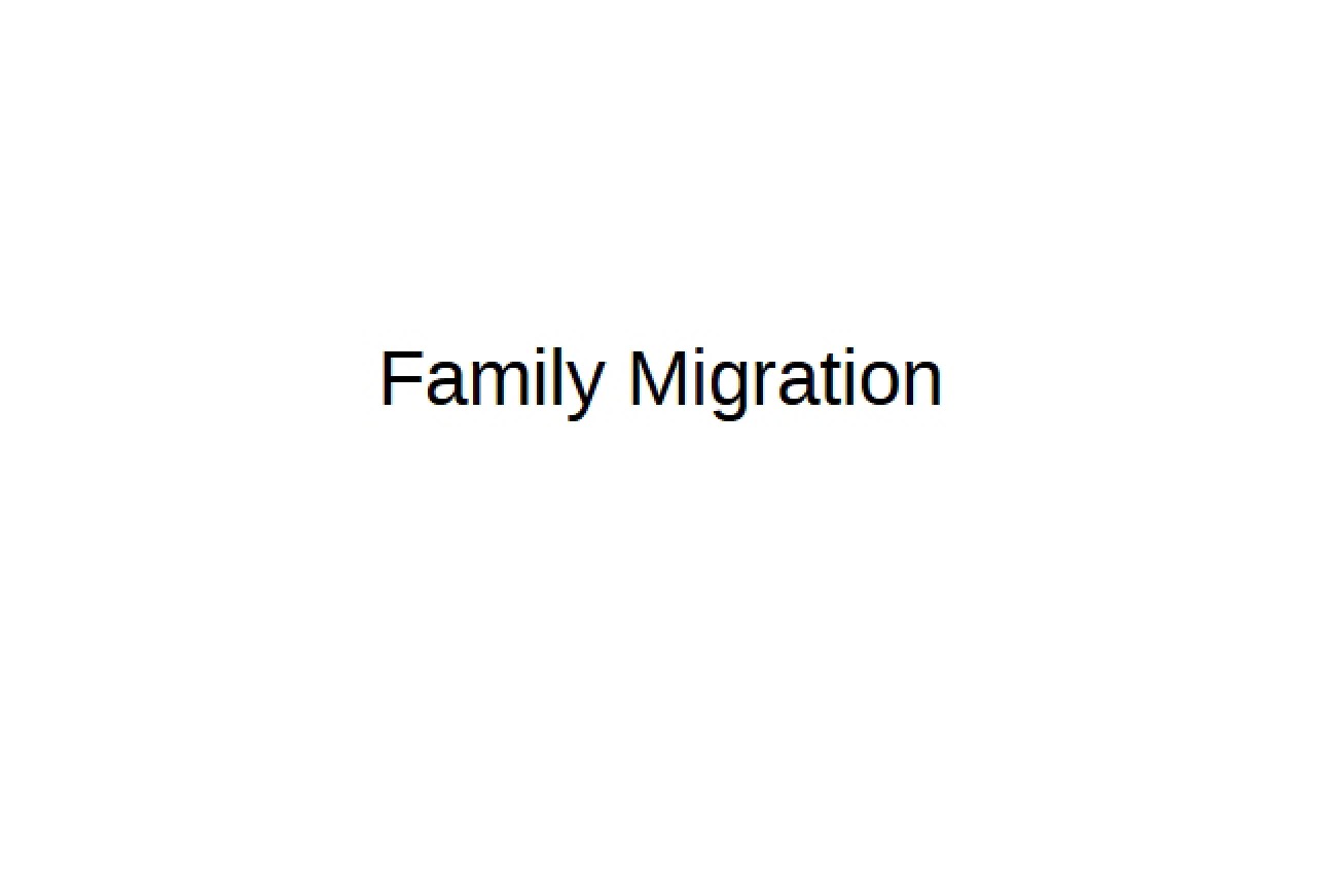 Economics of Family Migration