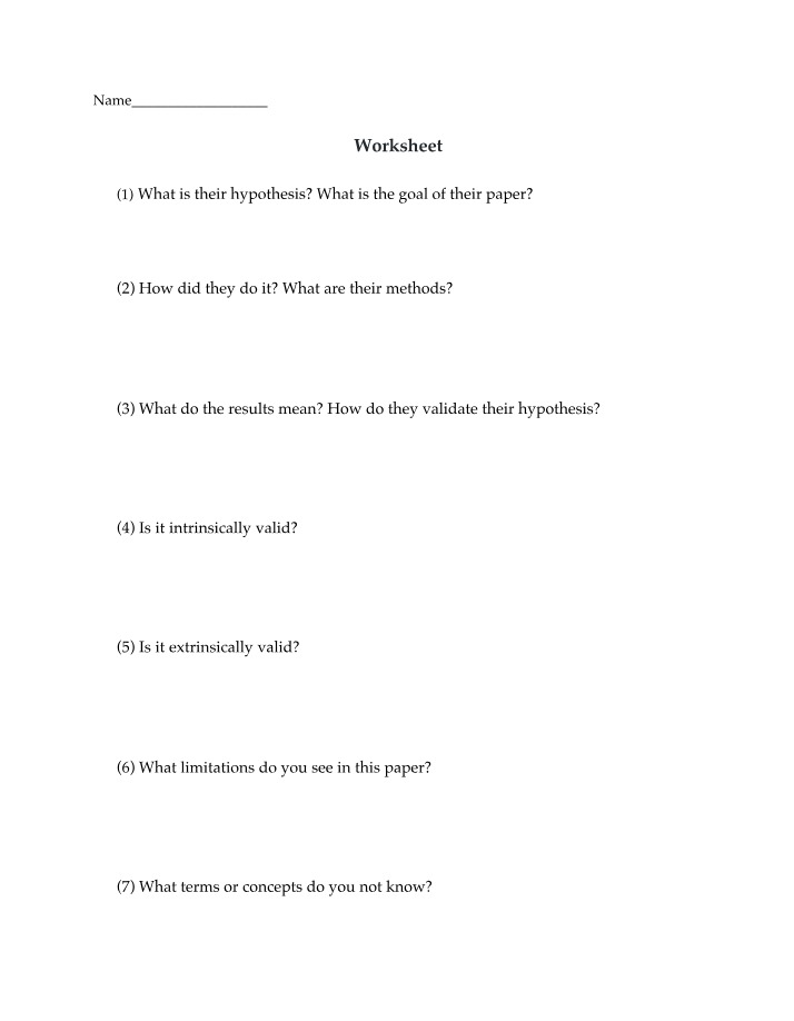 AI for Robotics - Gaydar Worksheet