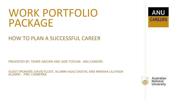 Career Planning - Work Portfolio Package