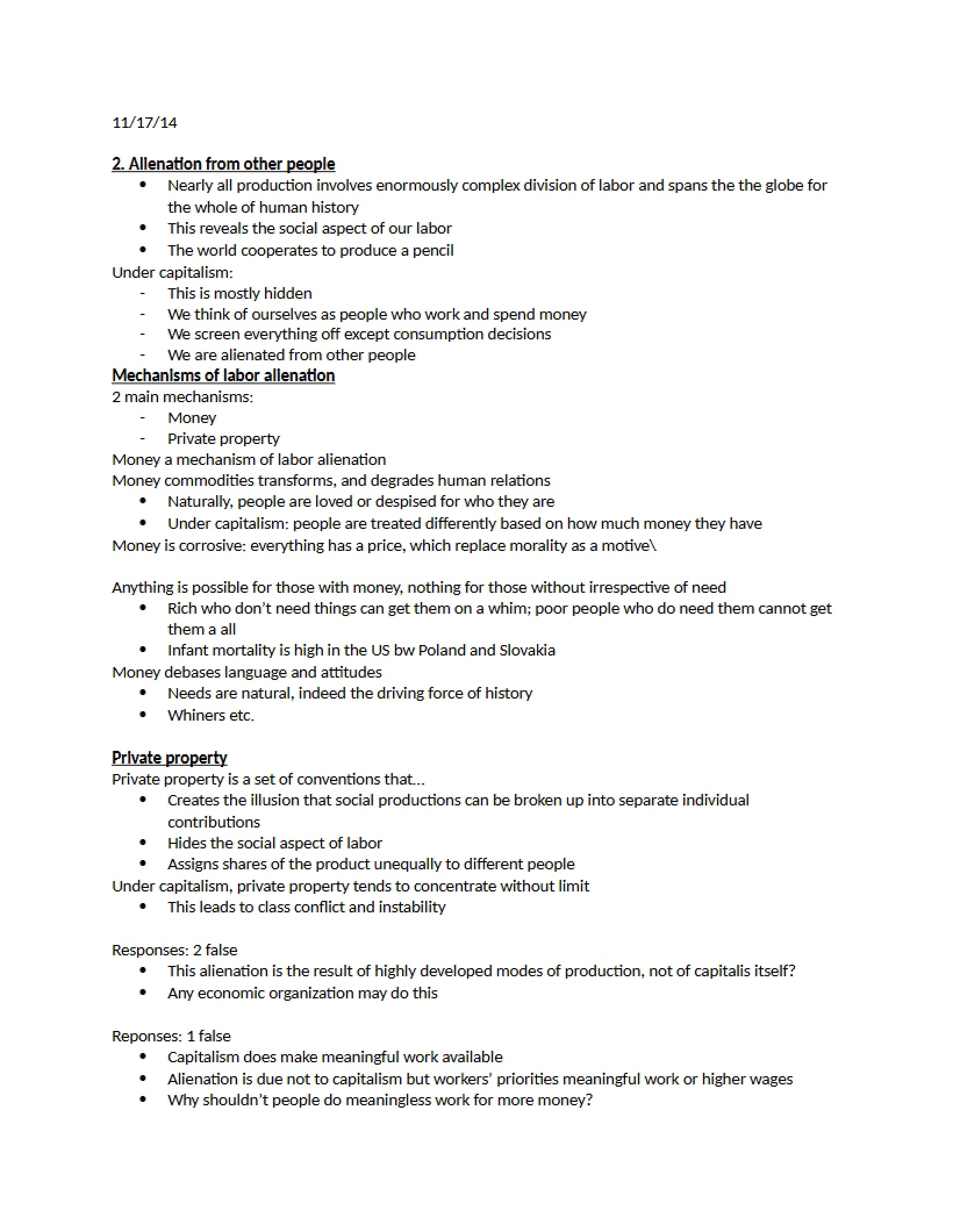 Notes November 17, 2014