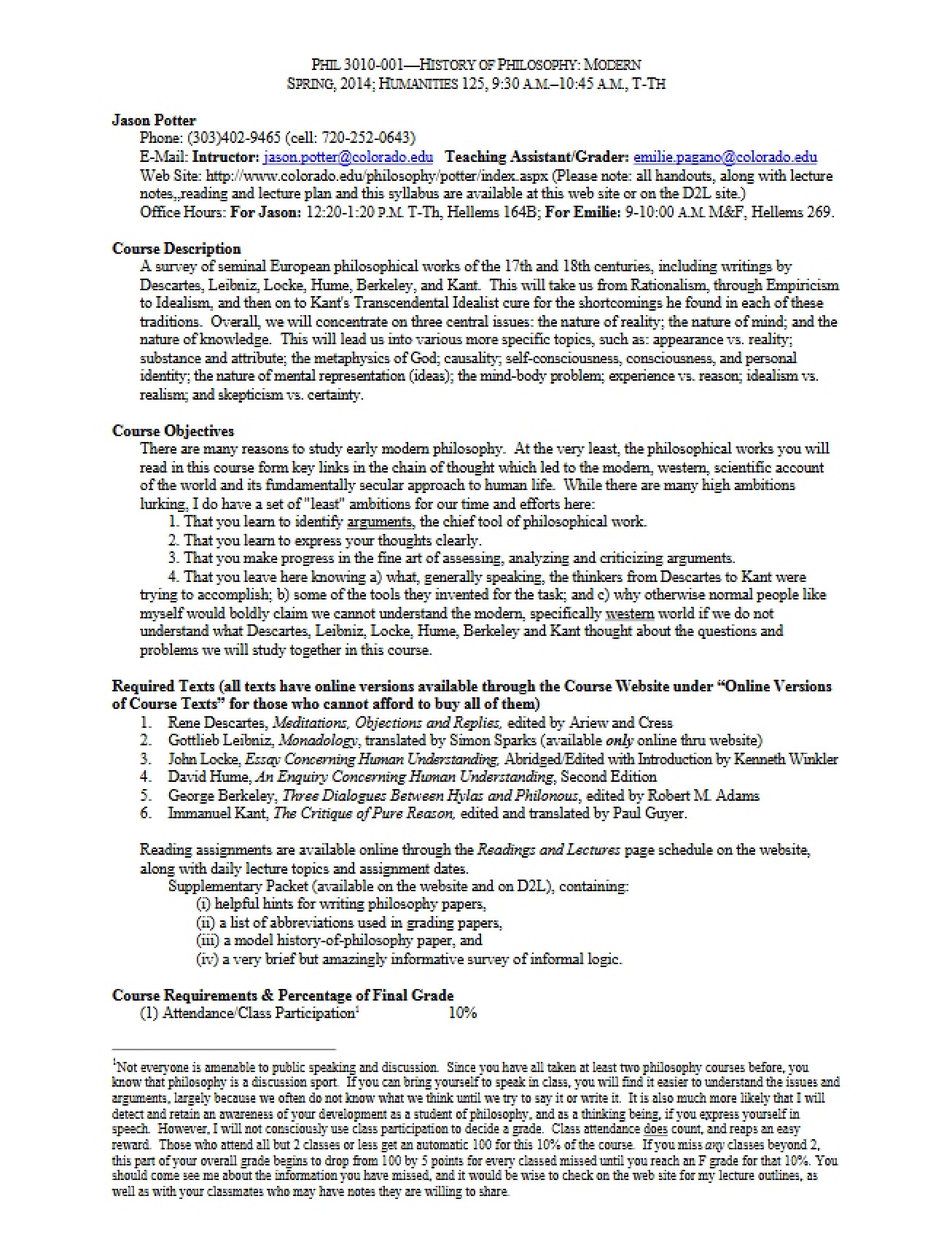 Syllabus (First Instance)