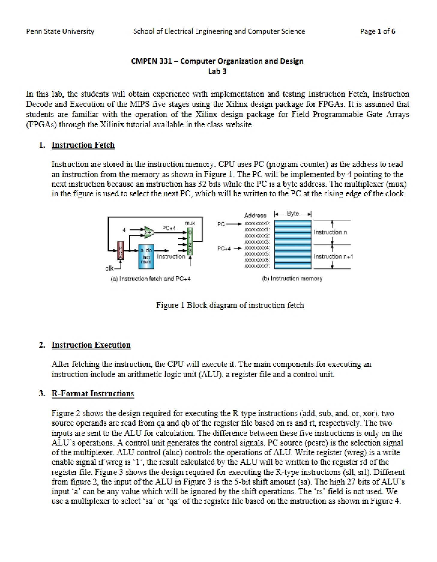 Laboratory Exercise 3
