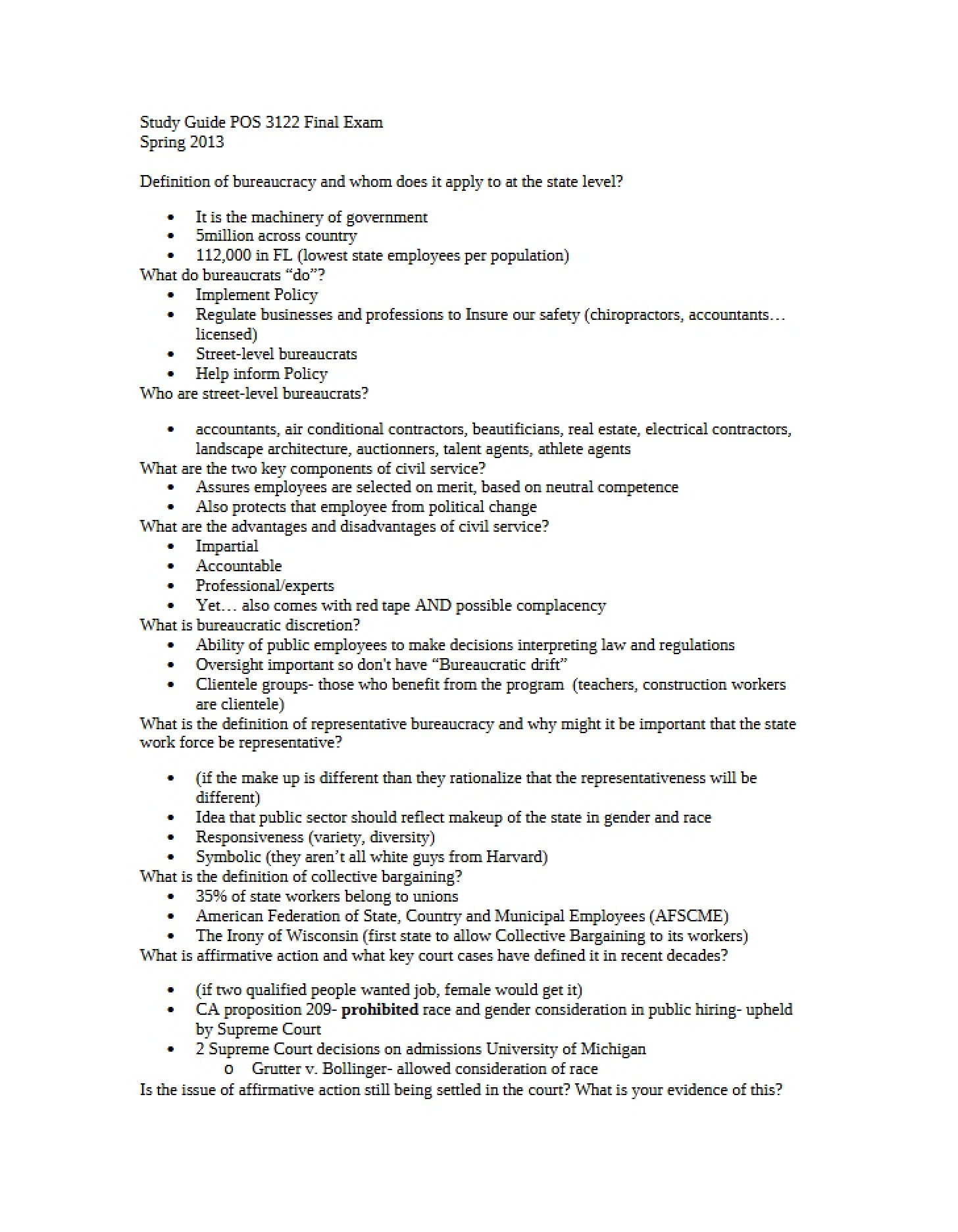 Final Examination