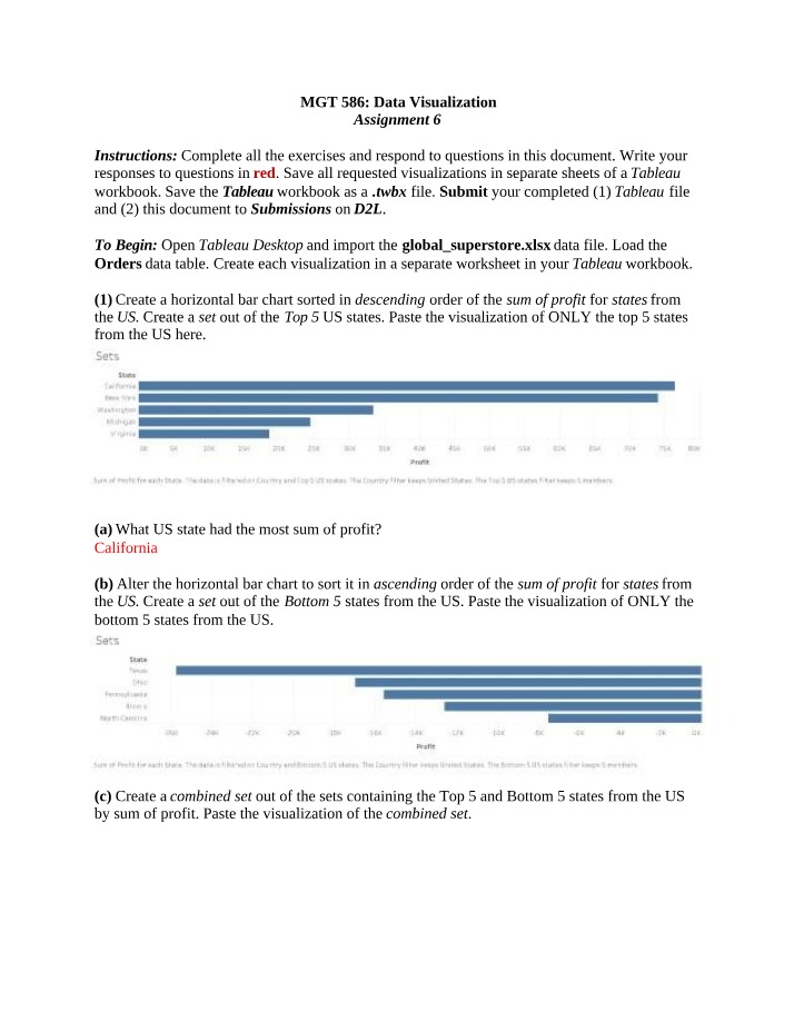 Data Visualization - Exercises and Questions