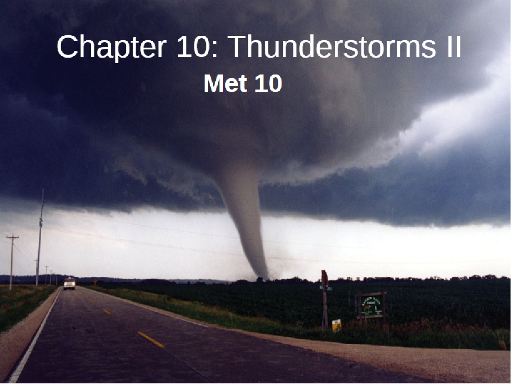 Part II Thunderstorms