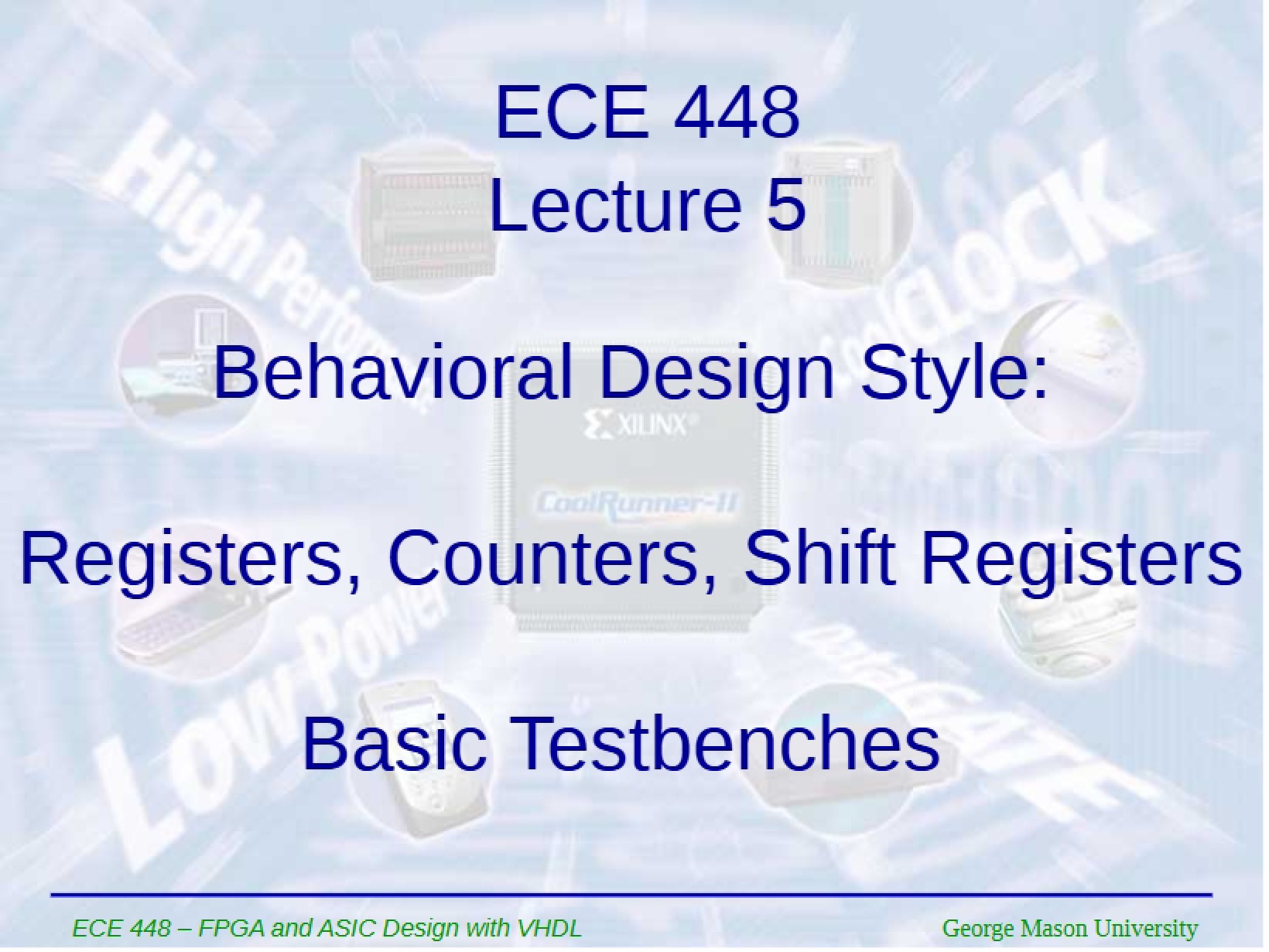 Style of Behavioral Design (Lecture Five)