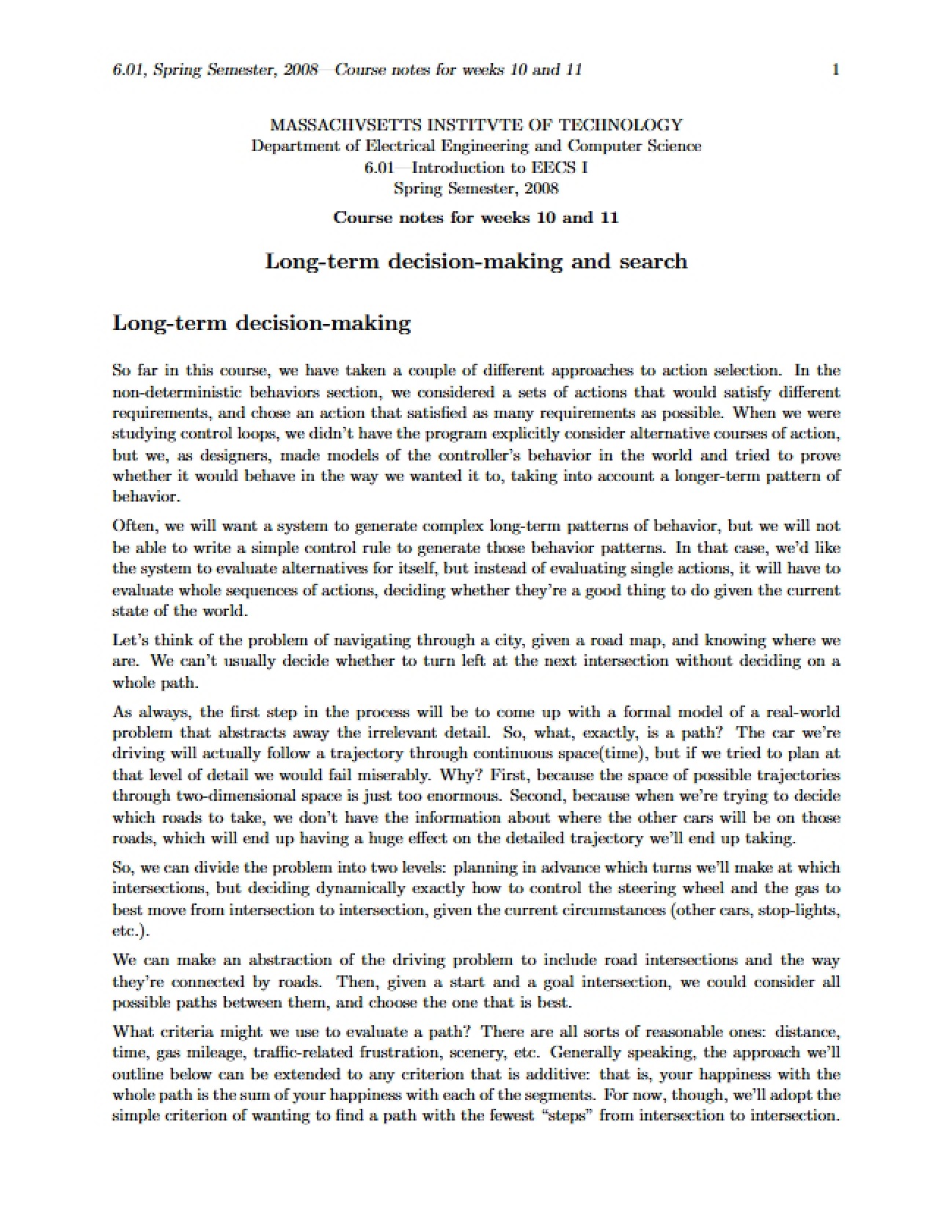 EECS Study Notes