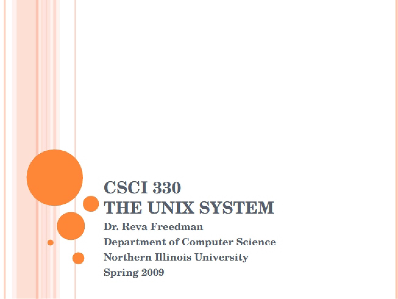 System of UNIX - UNIX and Network Programming
