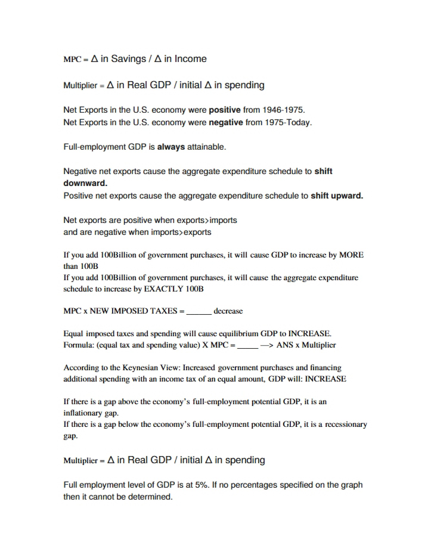 Course Notes