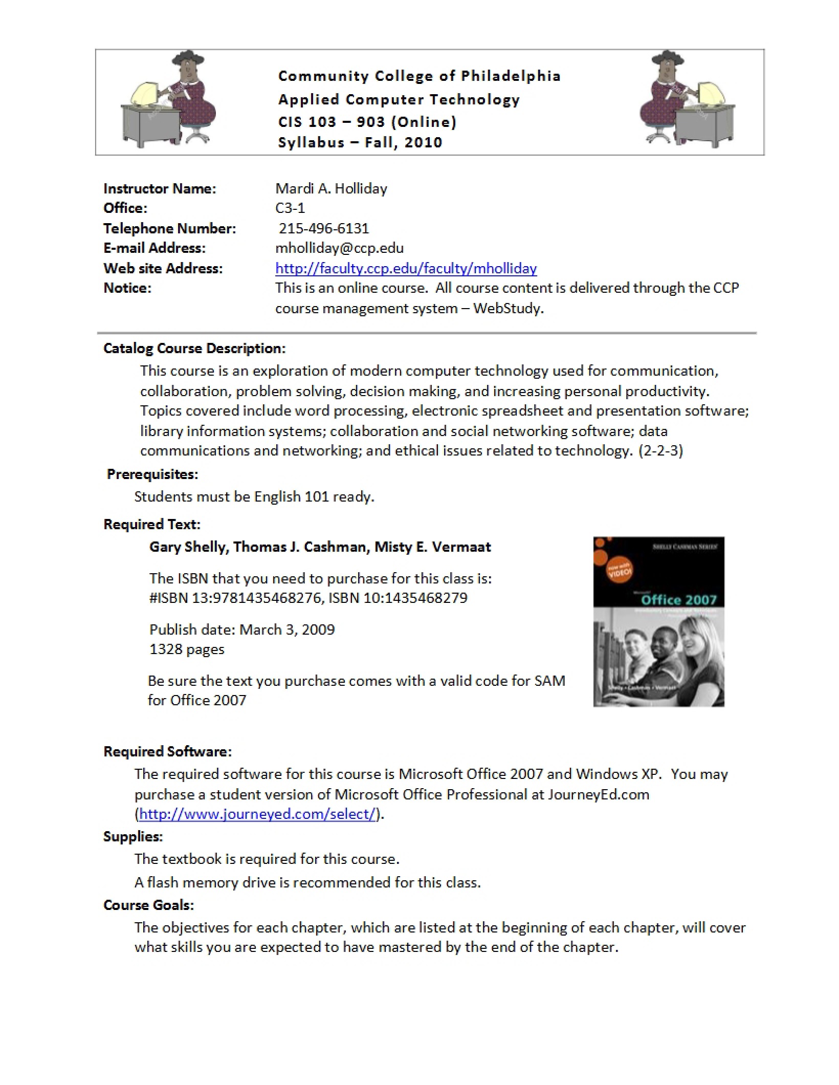 Computer Technology Syllabus