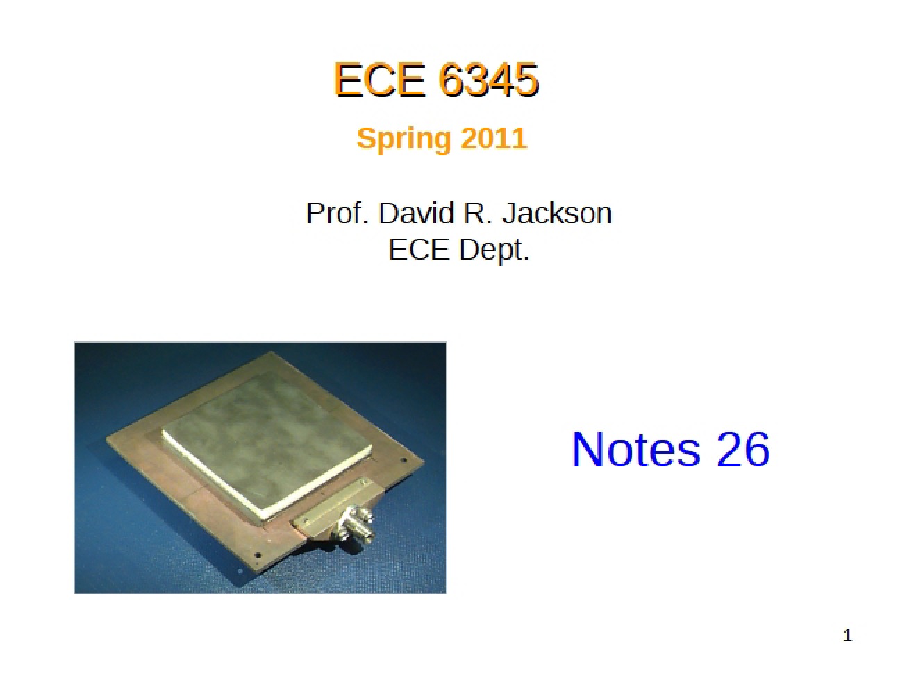 Notes 26