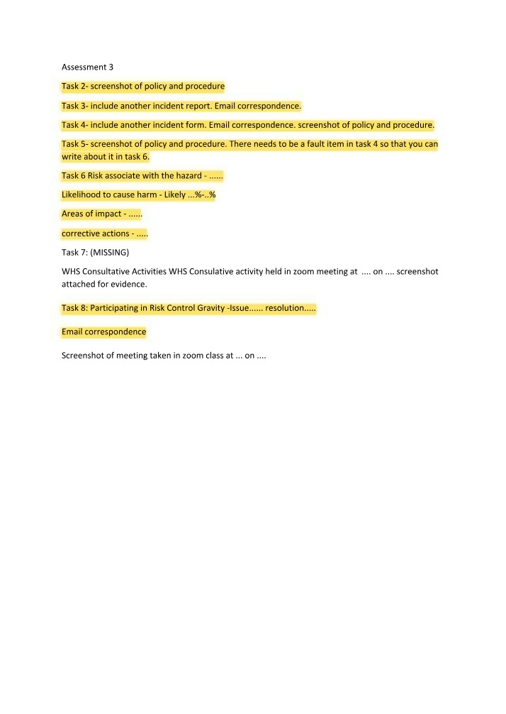 Intermediate Business Studies Assessment 3