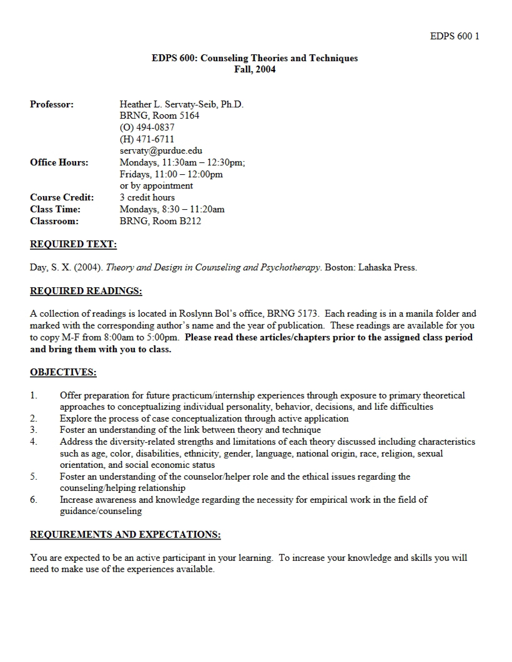 Syllabus