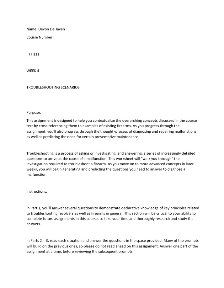 Worksheet for Week 4