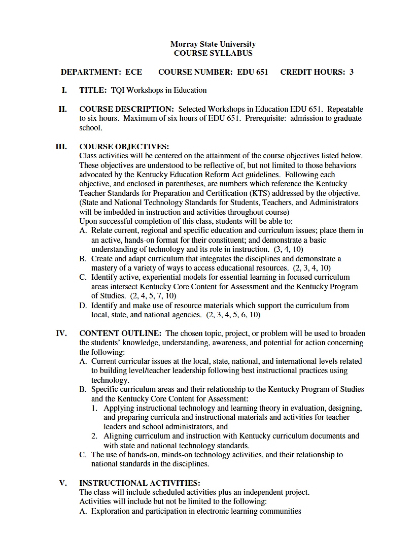 Syllabus