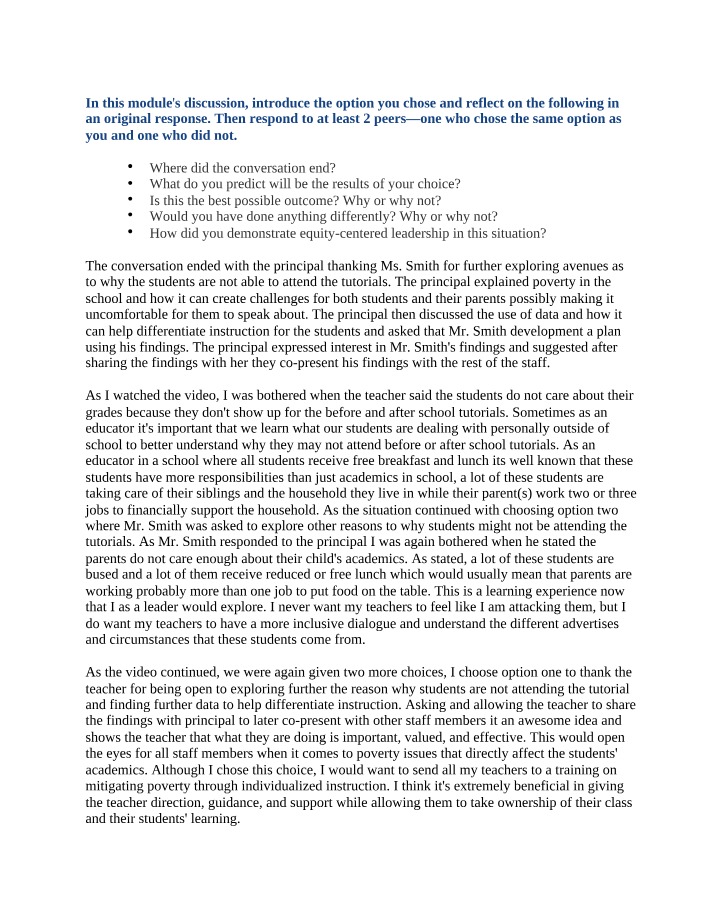 Challenges of Poverty in Schools
