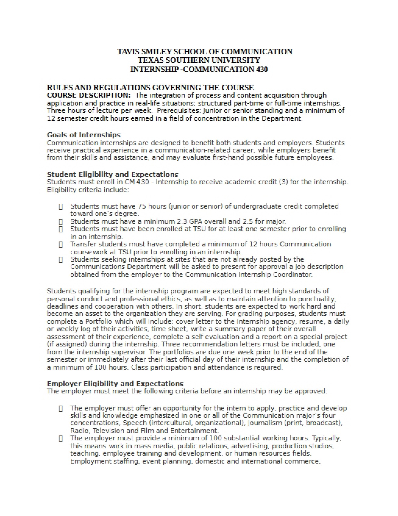 Syllabus