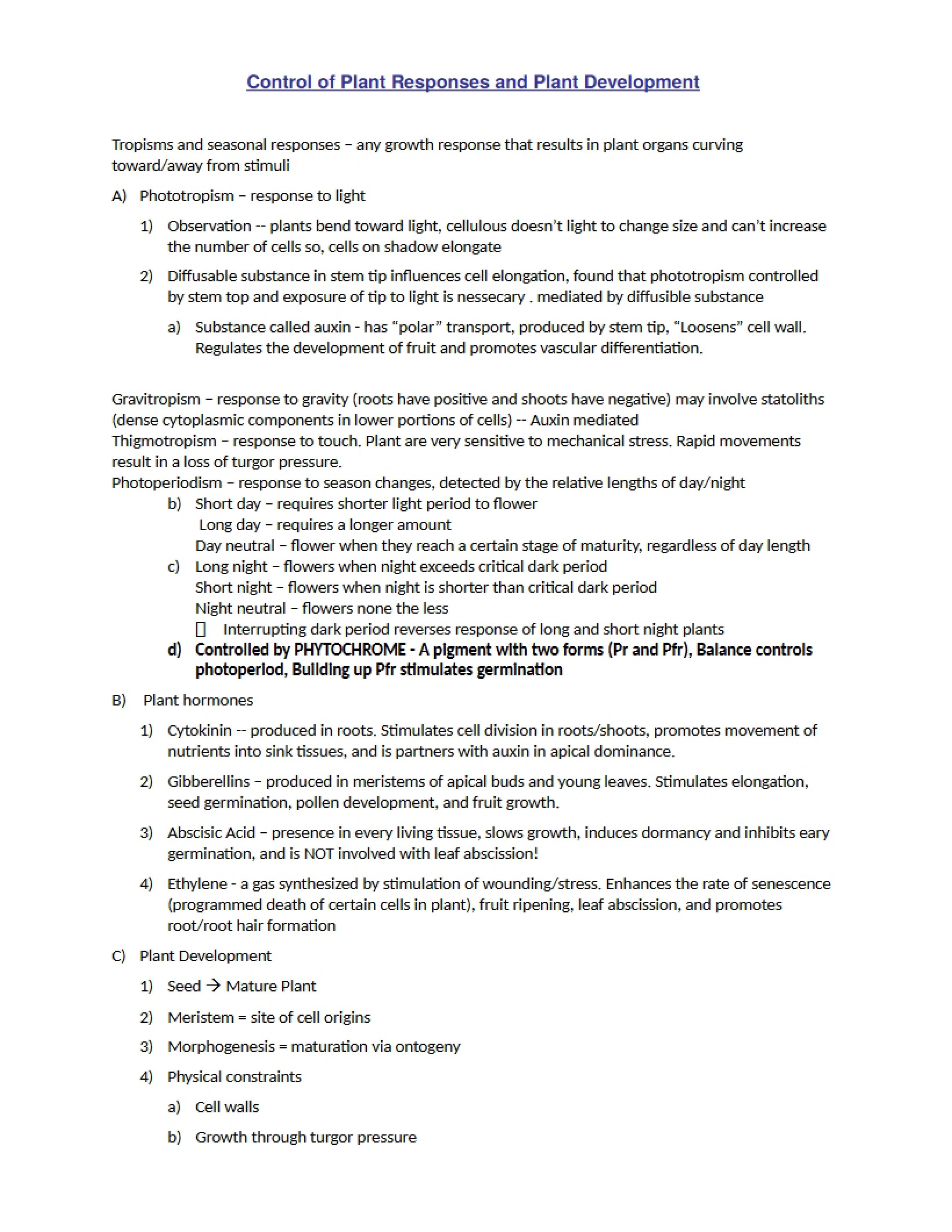 Chapter Thirty-Nine Study Notes