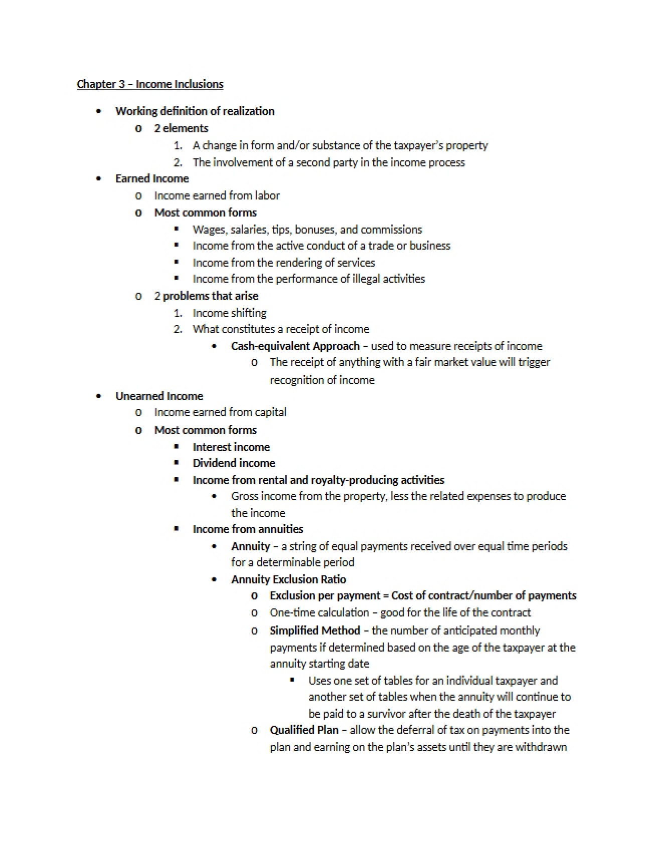 Income Inclusions (Chapter 3)