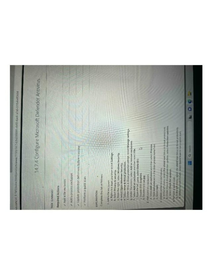Microsoft Defender Antivirus Configuration