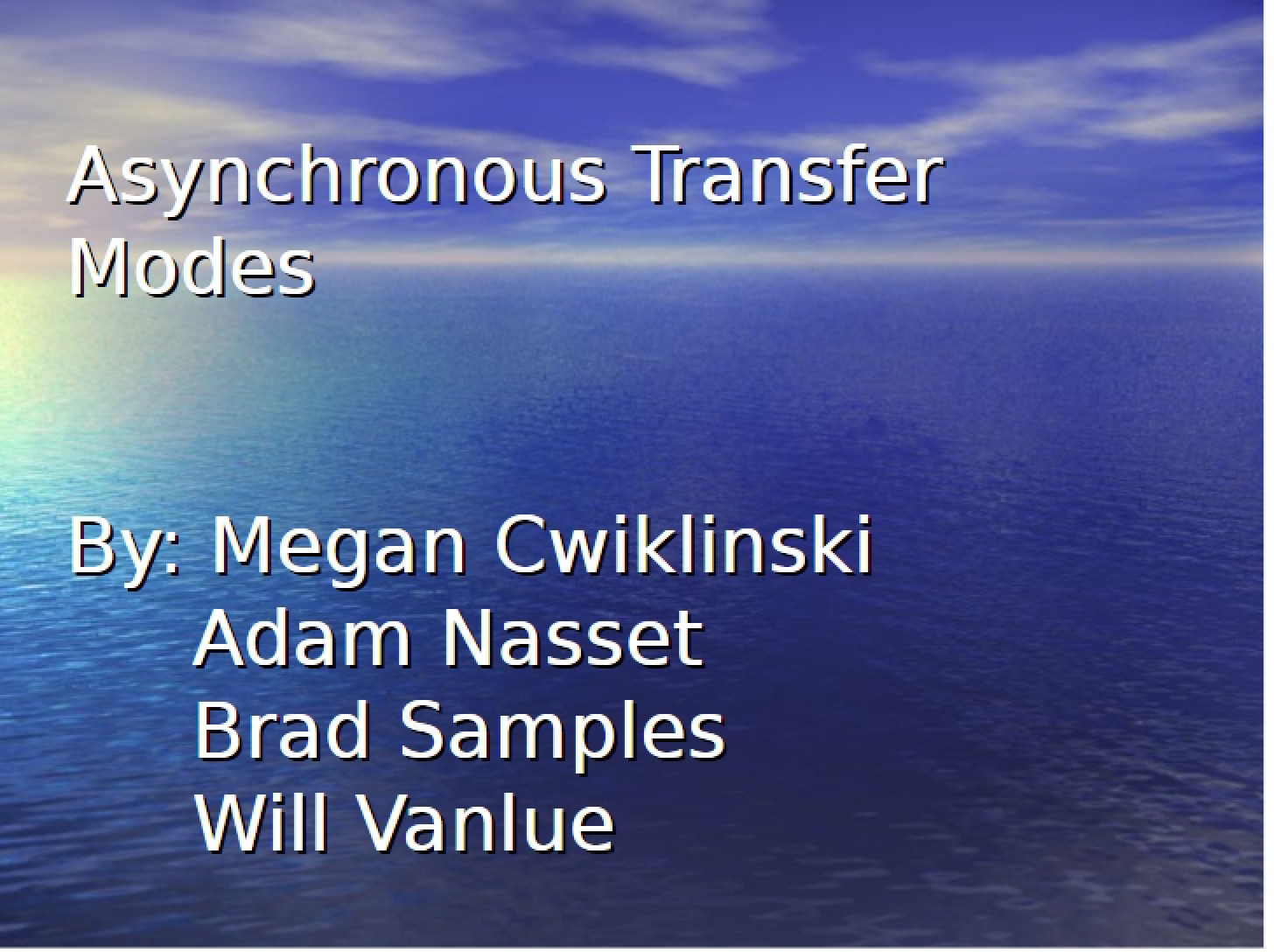 Modes of Asynchronous Transfer
