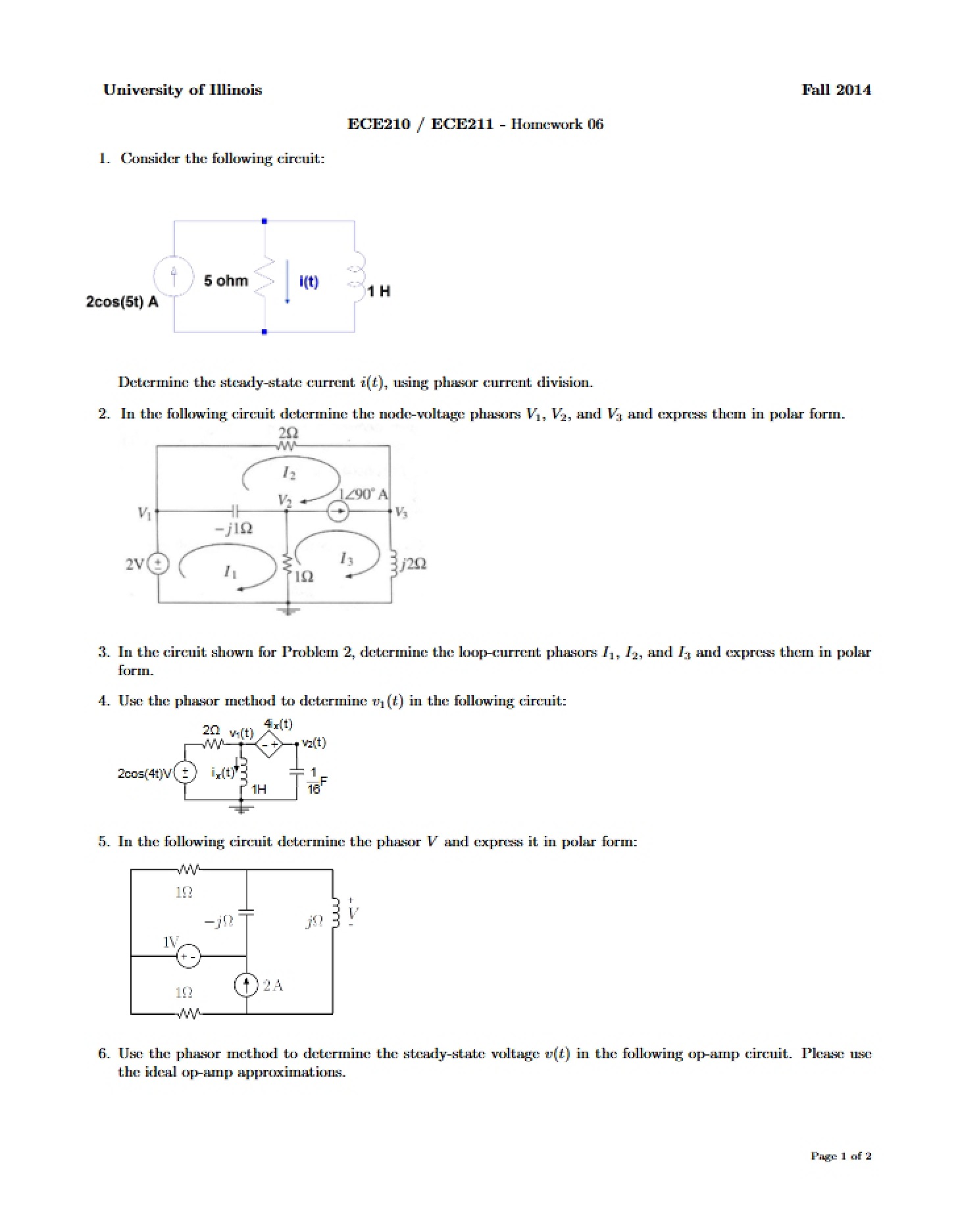 Fall 2014 Homework 06