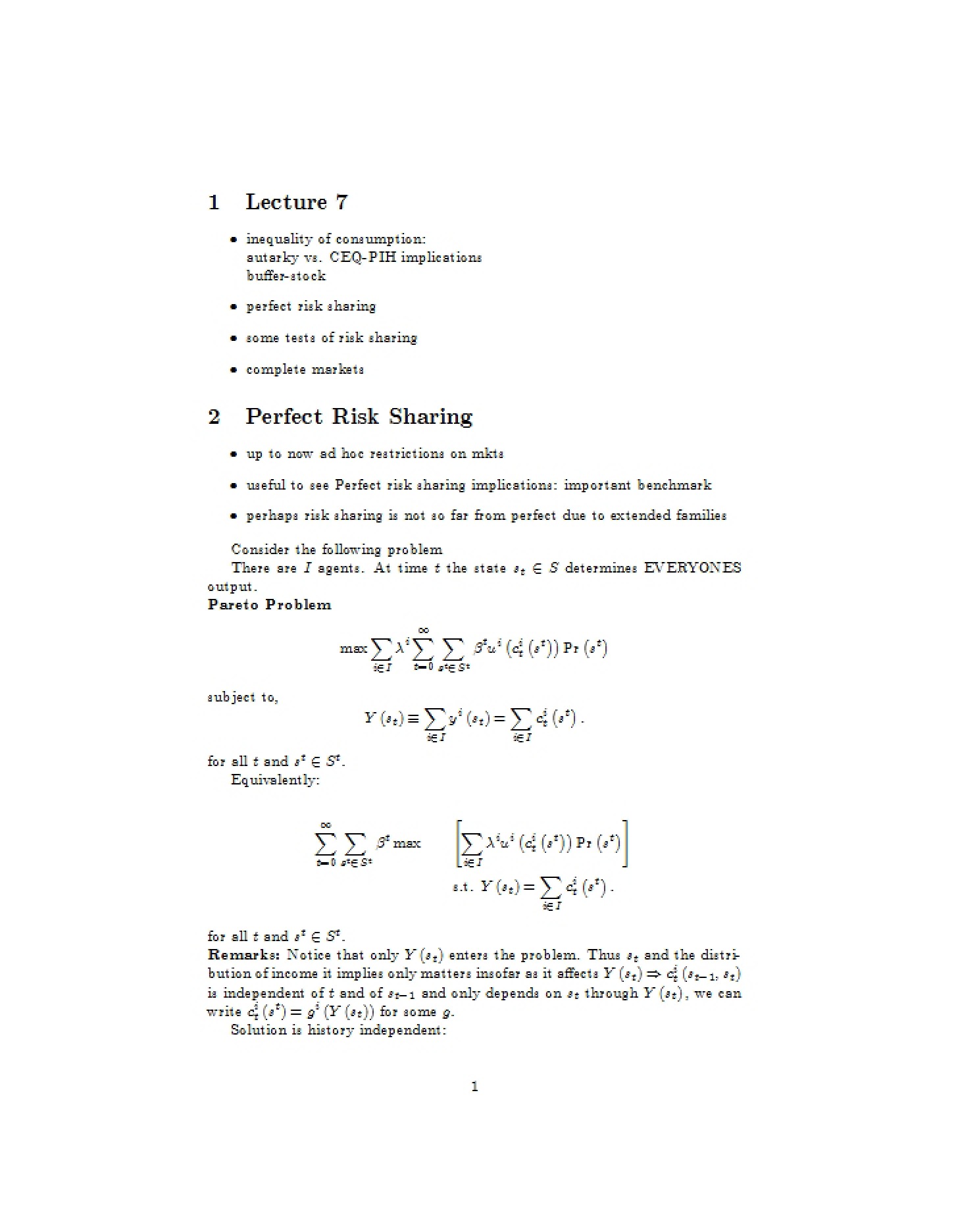 Classroom Lecture Notes