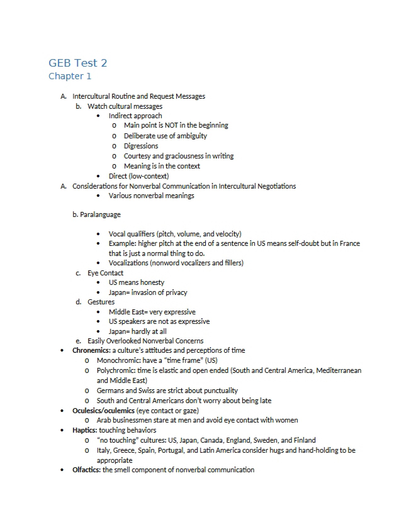 Test Two for Business Communications