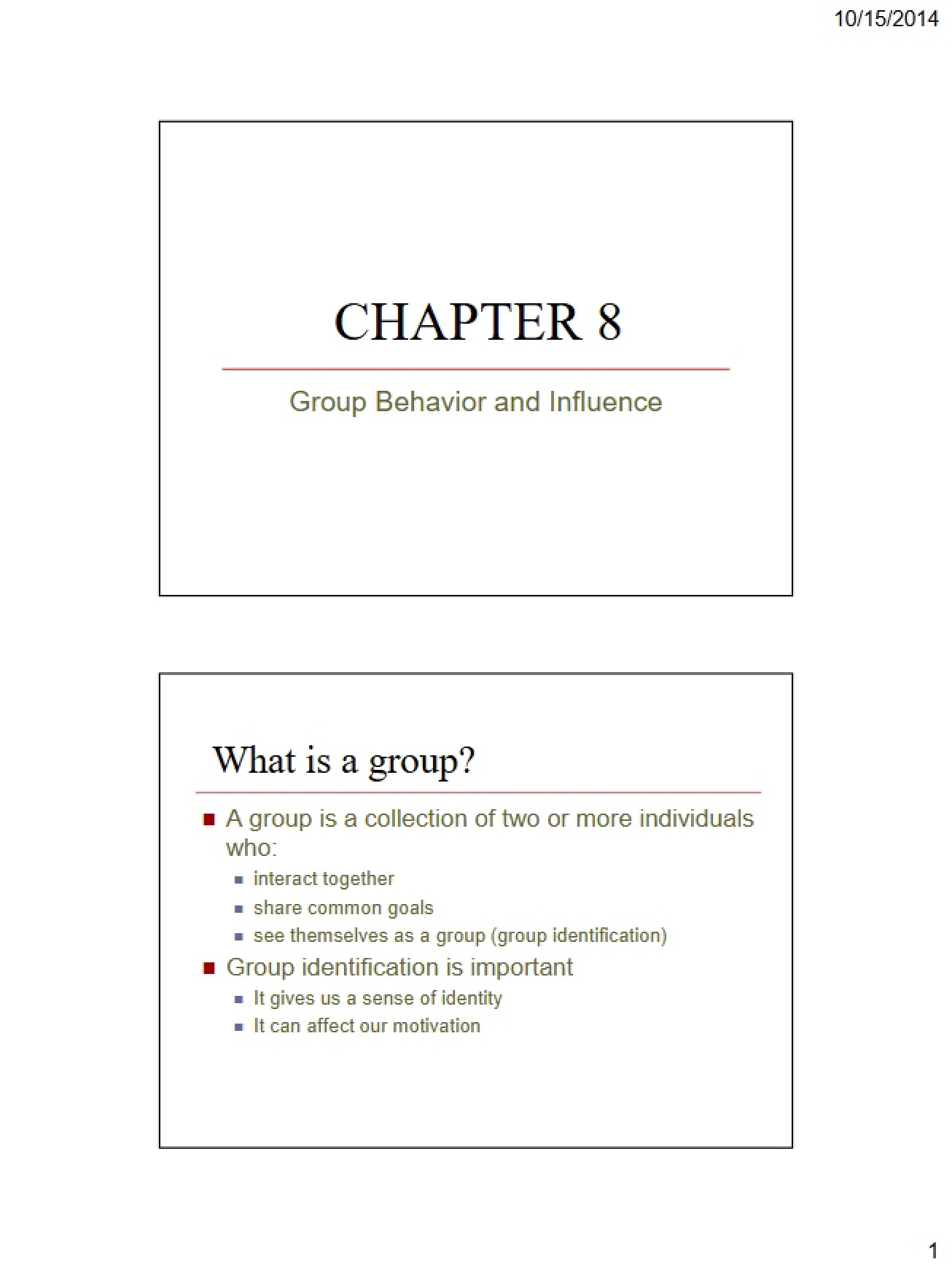 Presentation Slides Chapter 8