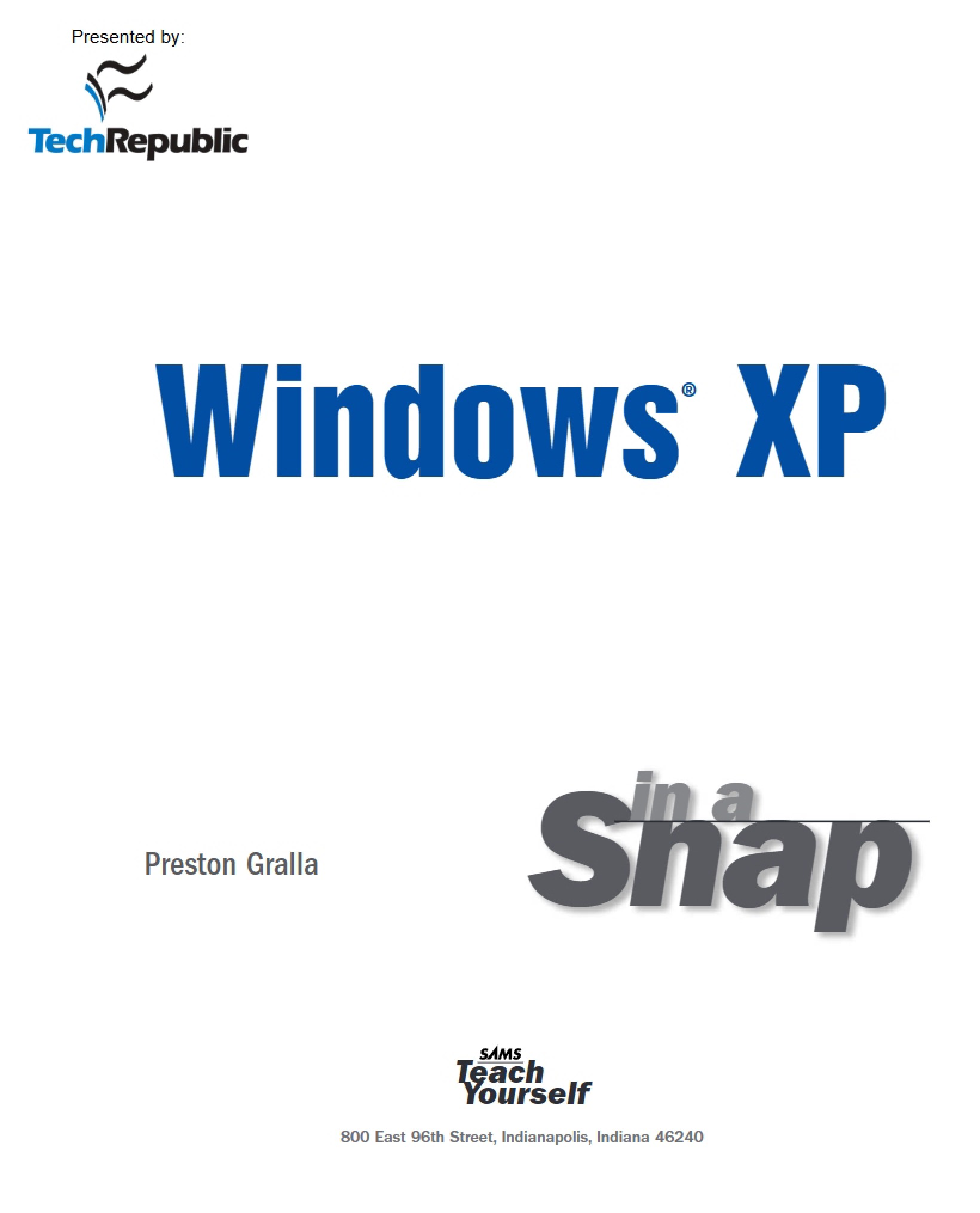 Overview of Windows XP