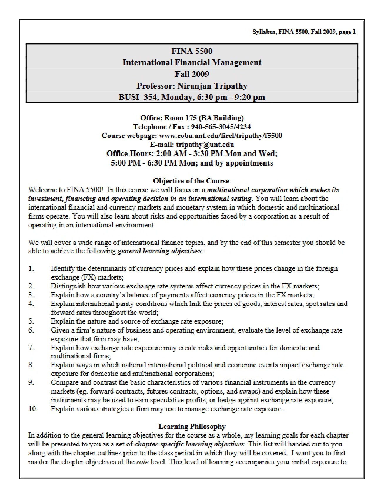 Fall 09 Syllabus 5500